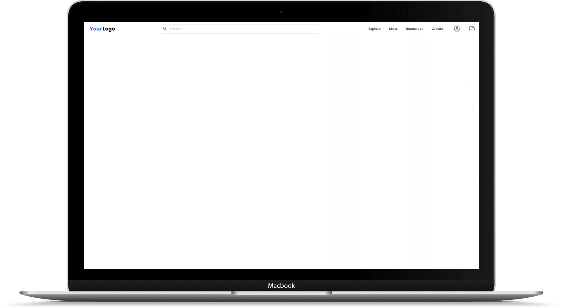 opensea clone laptop front view