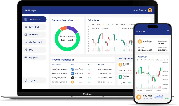 OTC Crypto Exchange Development Company banner