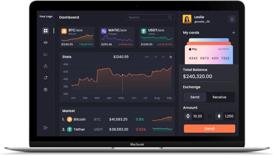 Paxful clone script dashboard overview